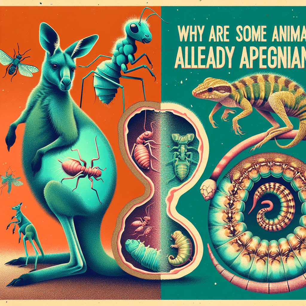 Why are some animals born already pregnant?