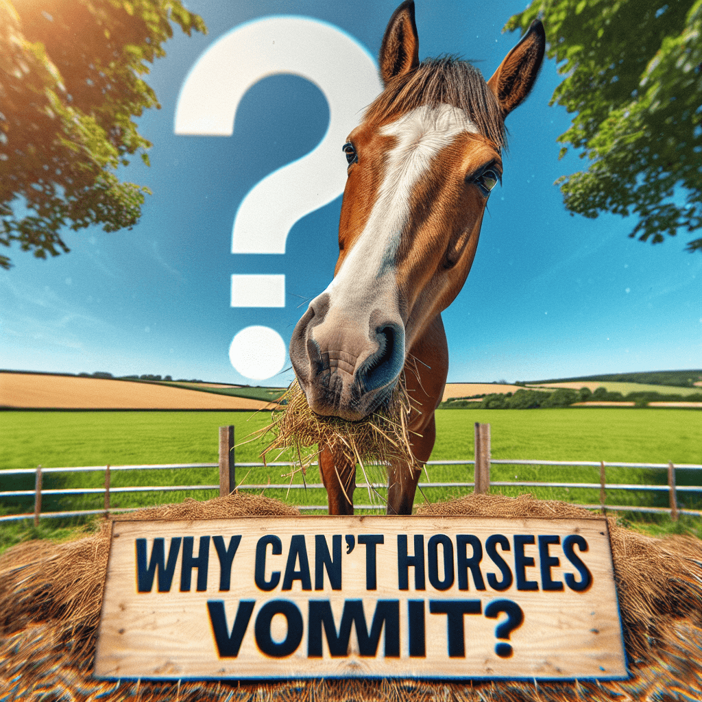 Why can't horses vomit?