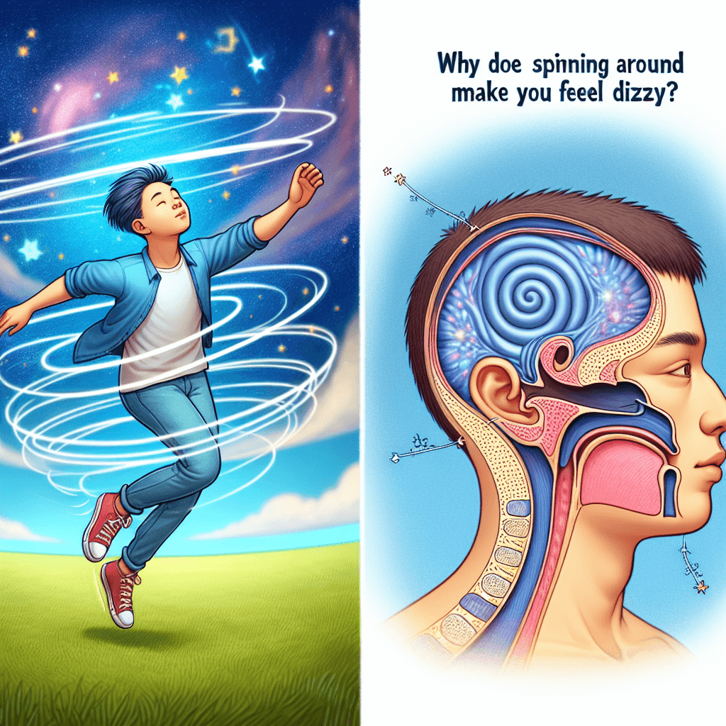 Why does spinning around make you feel dizzy?