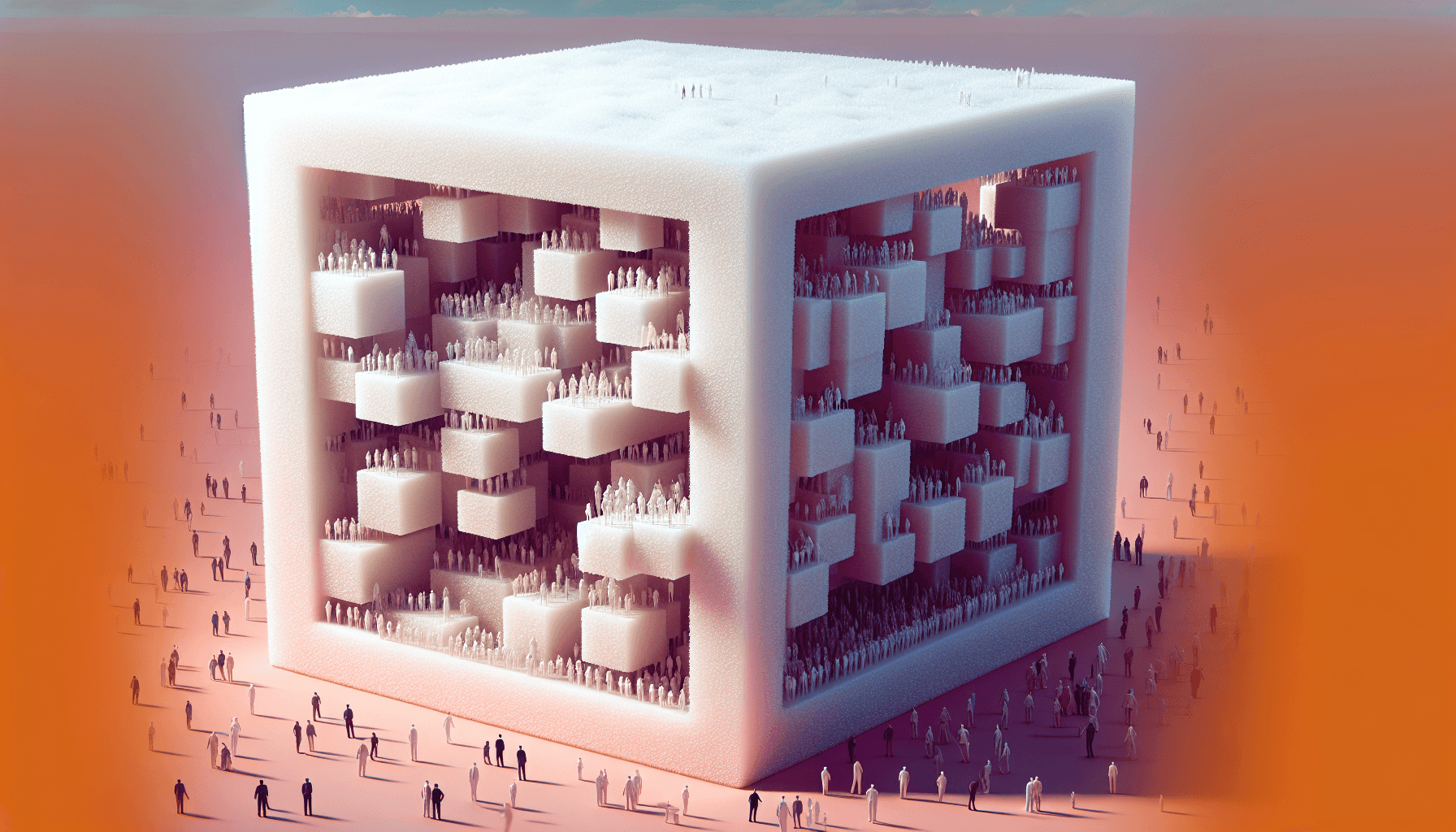 If you removed all empty space from every human atom, would we all fit inside a sugar cube?