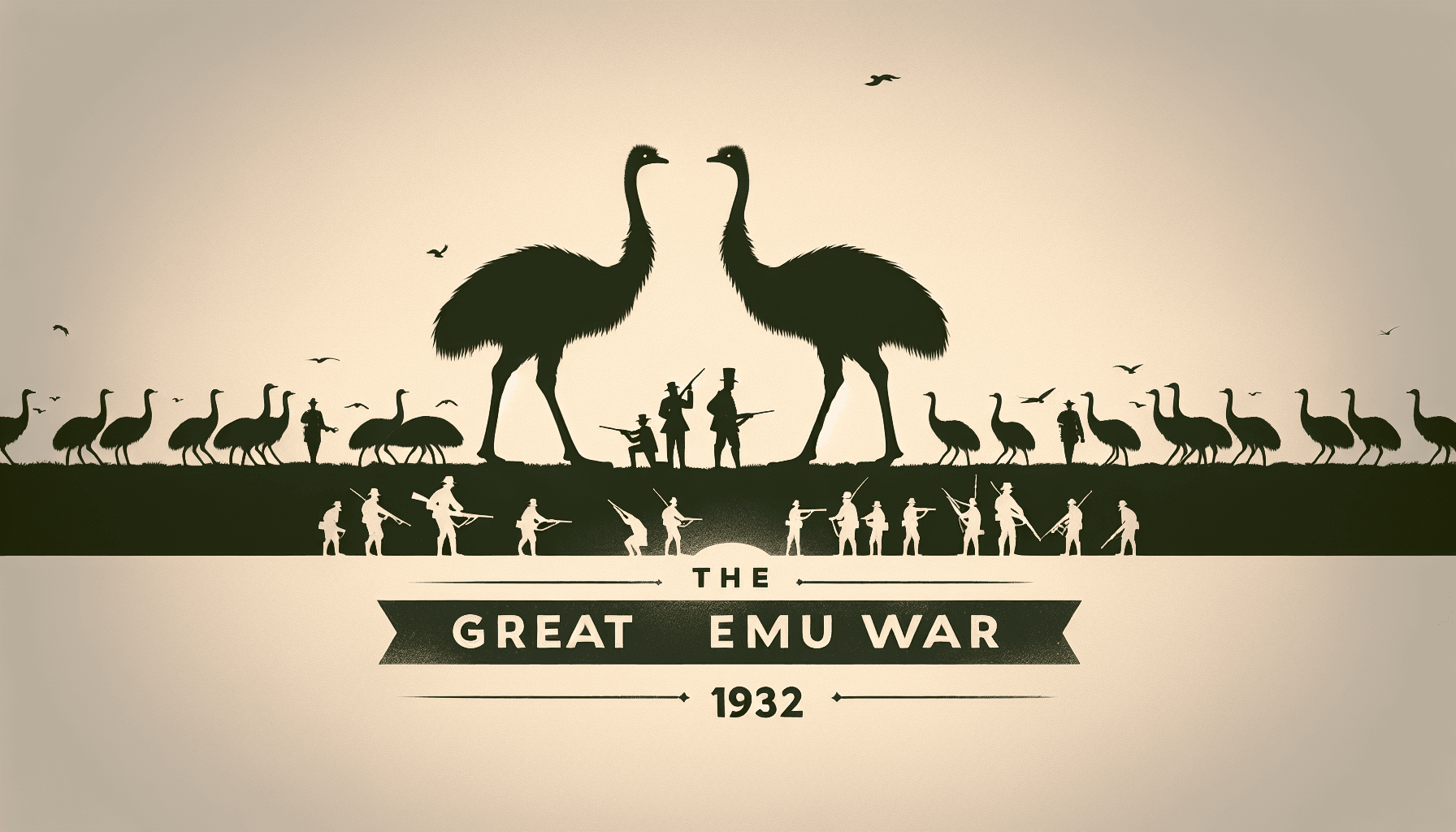Why did the Australian military once lose an official war against a population of twenty thousand emus?