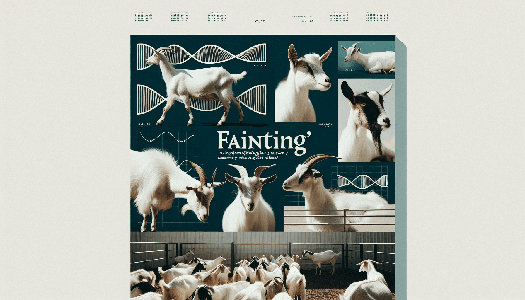 Why do certain breeds of domestic goats stiffen and collapse when they are suddenly startled or excited?