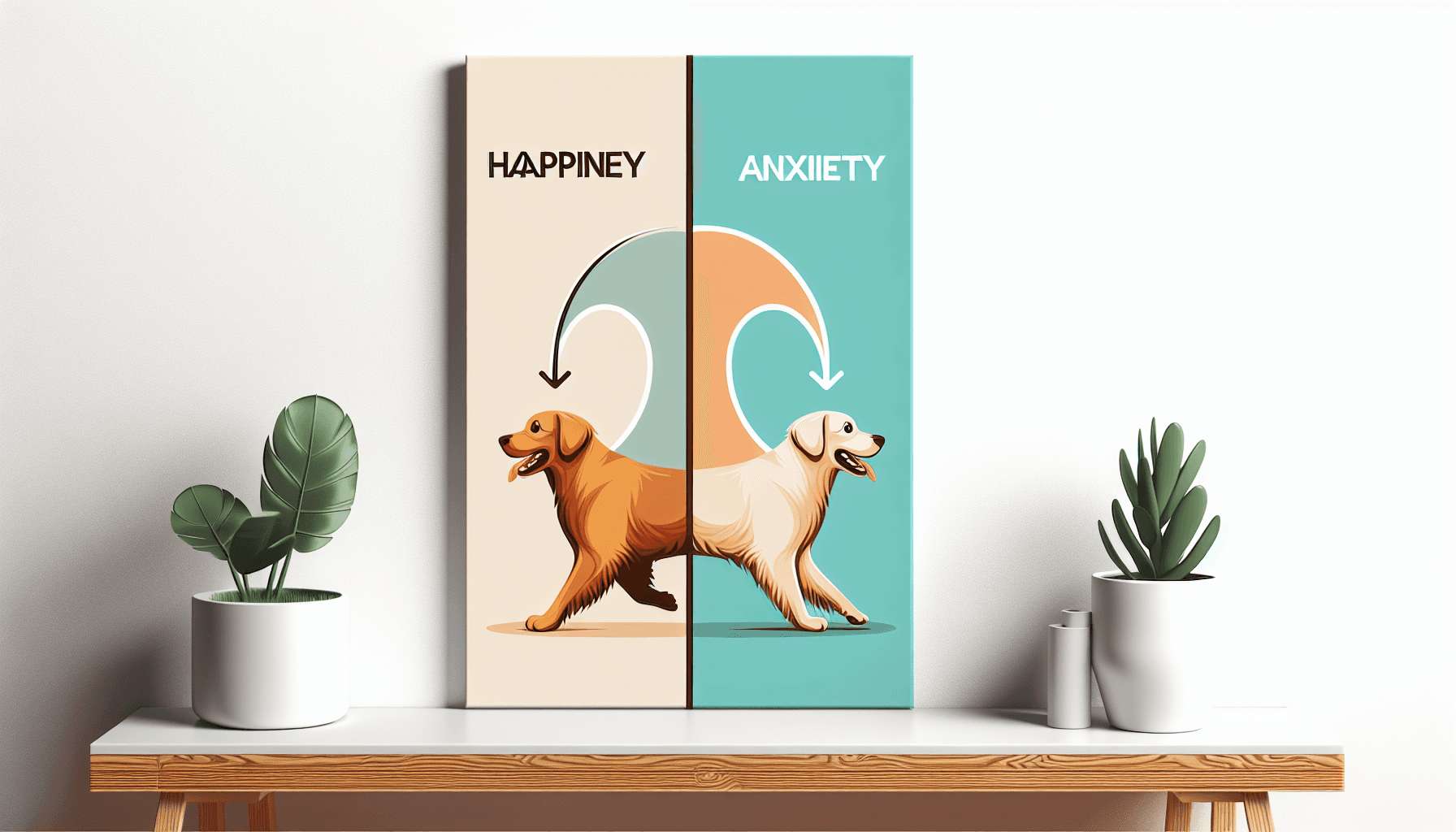 Why do dogs wag their tails to the right when happy and to the left when they feel anxious?