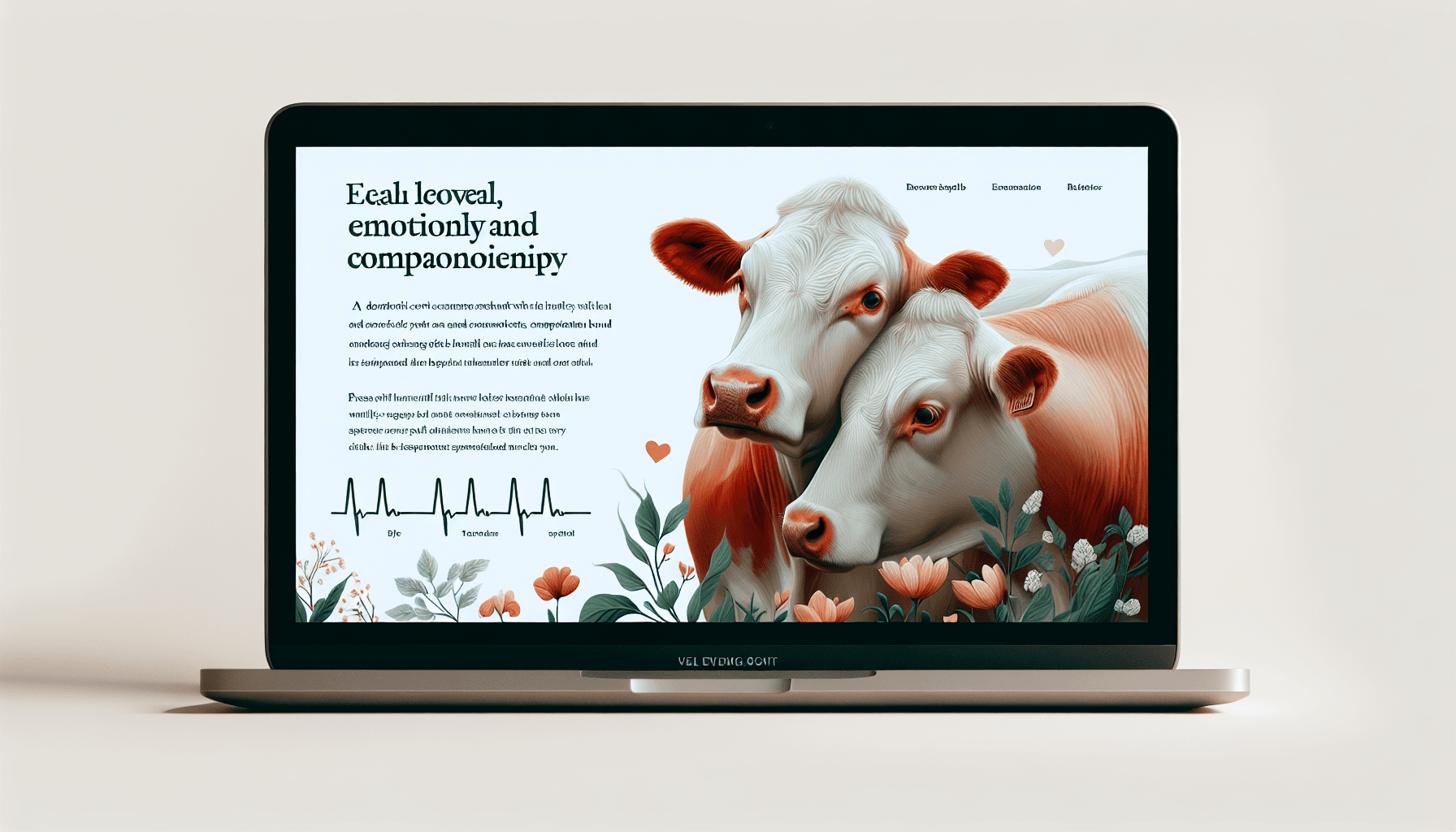 Why do domestic cows have best friends and experience increased heart rates when they are separated from them?
