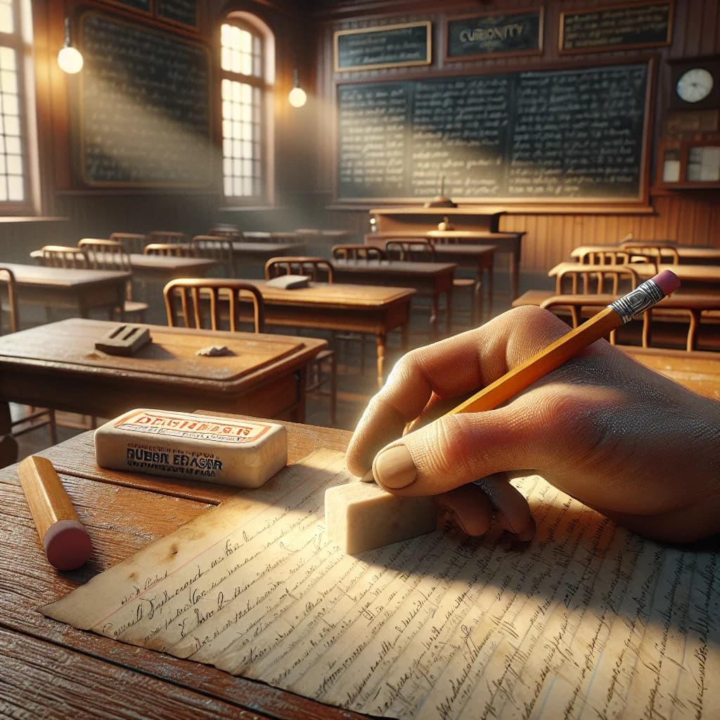 Before the accidental invention of the rubber eraser, why did everyone use moist bread to fix pencil mistakes?