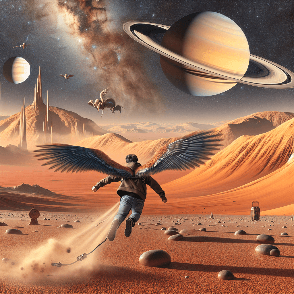 Could you fly on Saturn’s moon Titan by simply strapping wings to your arms and flapping?