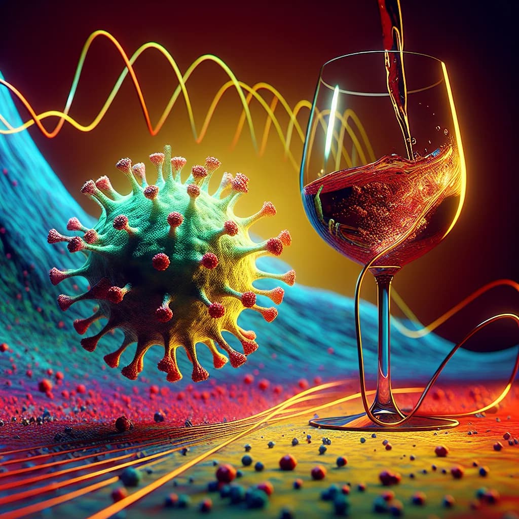 Could you shatter a virus like a wine glass by playing a note at its resonant frequency?