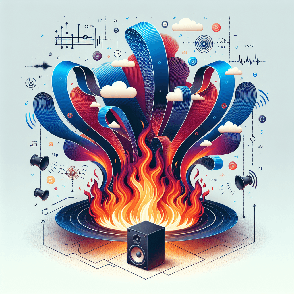 How can a sound be used to extinguish a fire?