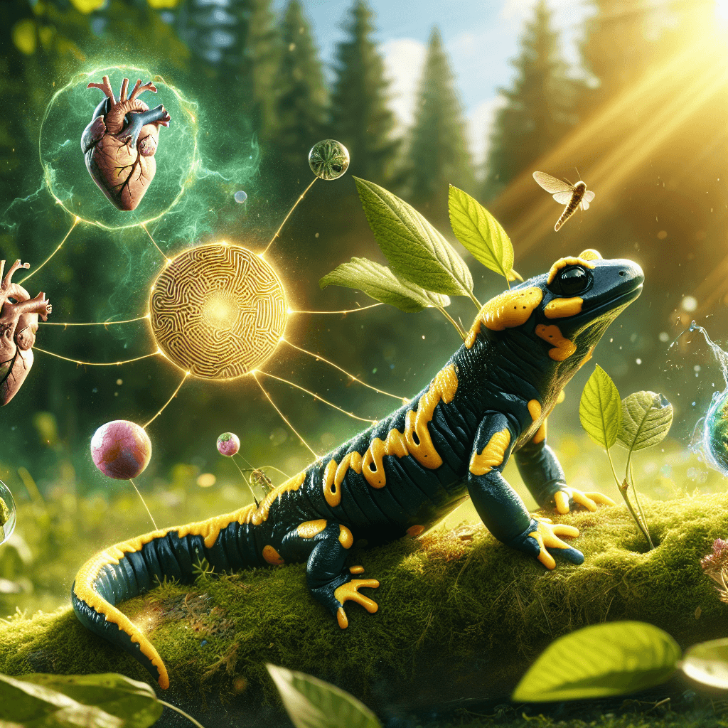 How can some salamanders regrow a lost leg, a damaged heart, or even parts of their brain?