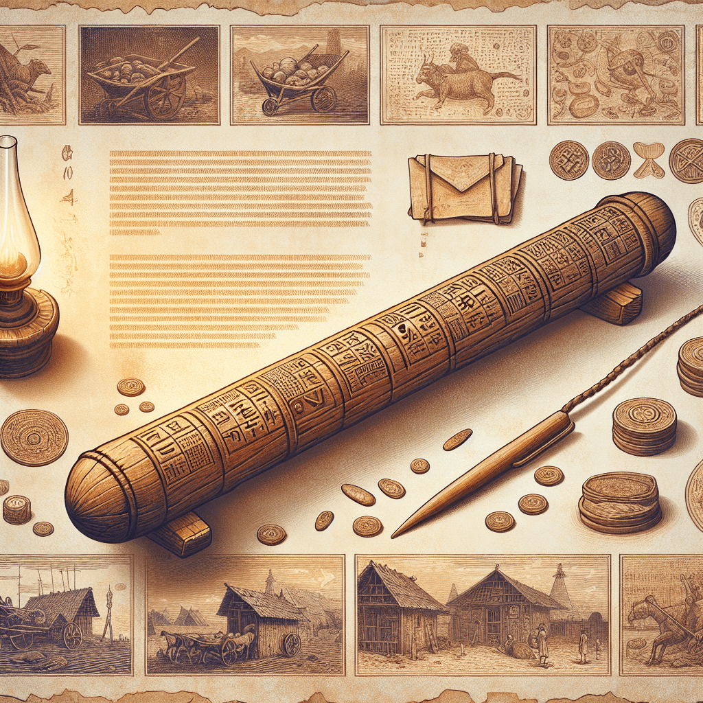 How could a simple wooden stick once serve as an official credit card?