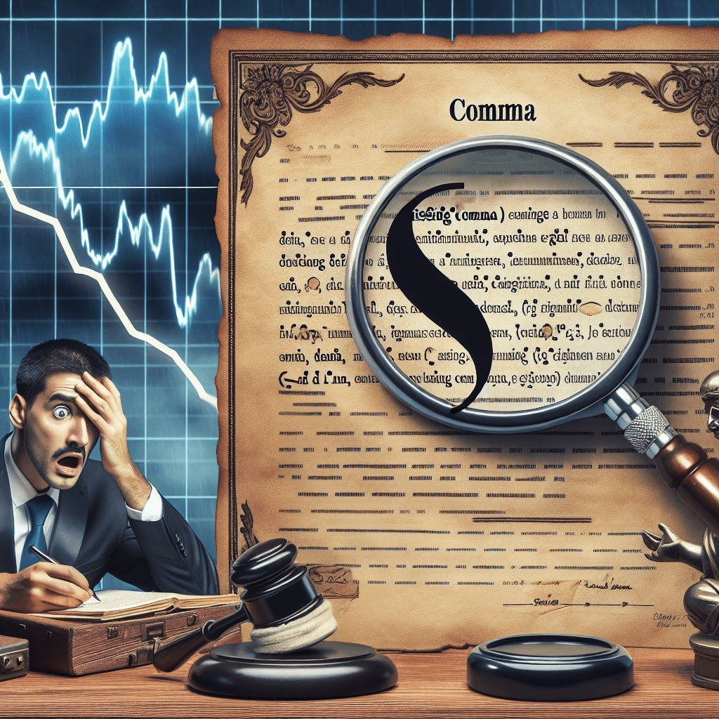 How did one missing comma in a legal document cost a company millions?