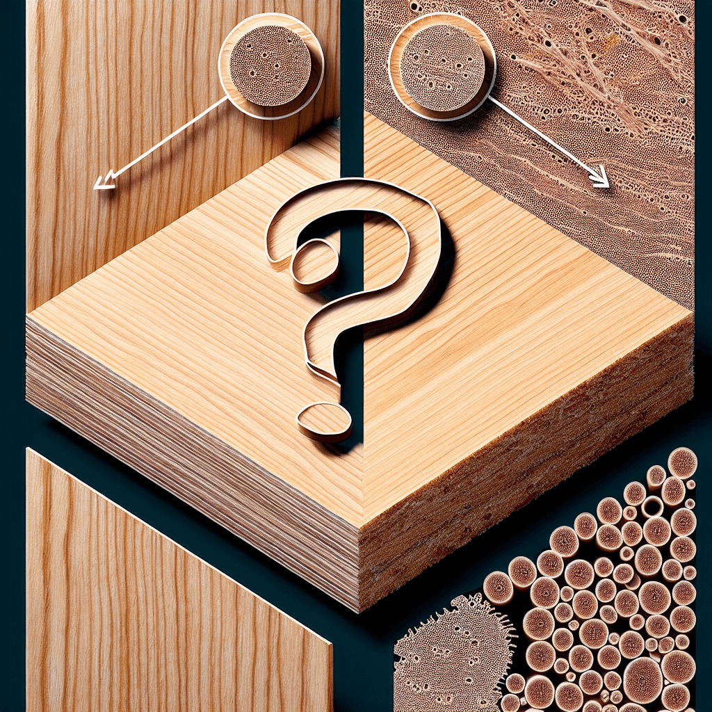 How does gluing thin wood sheets together make plywood stronger than a solid board?