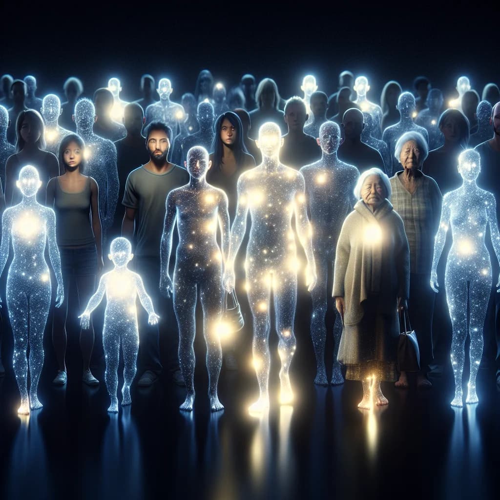 If our eyes were a thousand times more sensitive, why would we see every human body glowing in the dark?