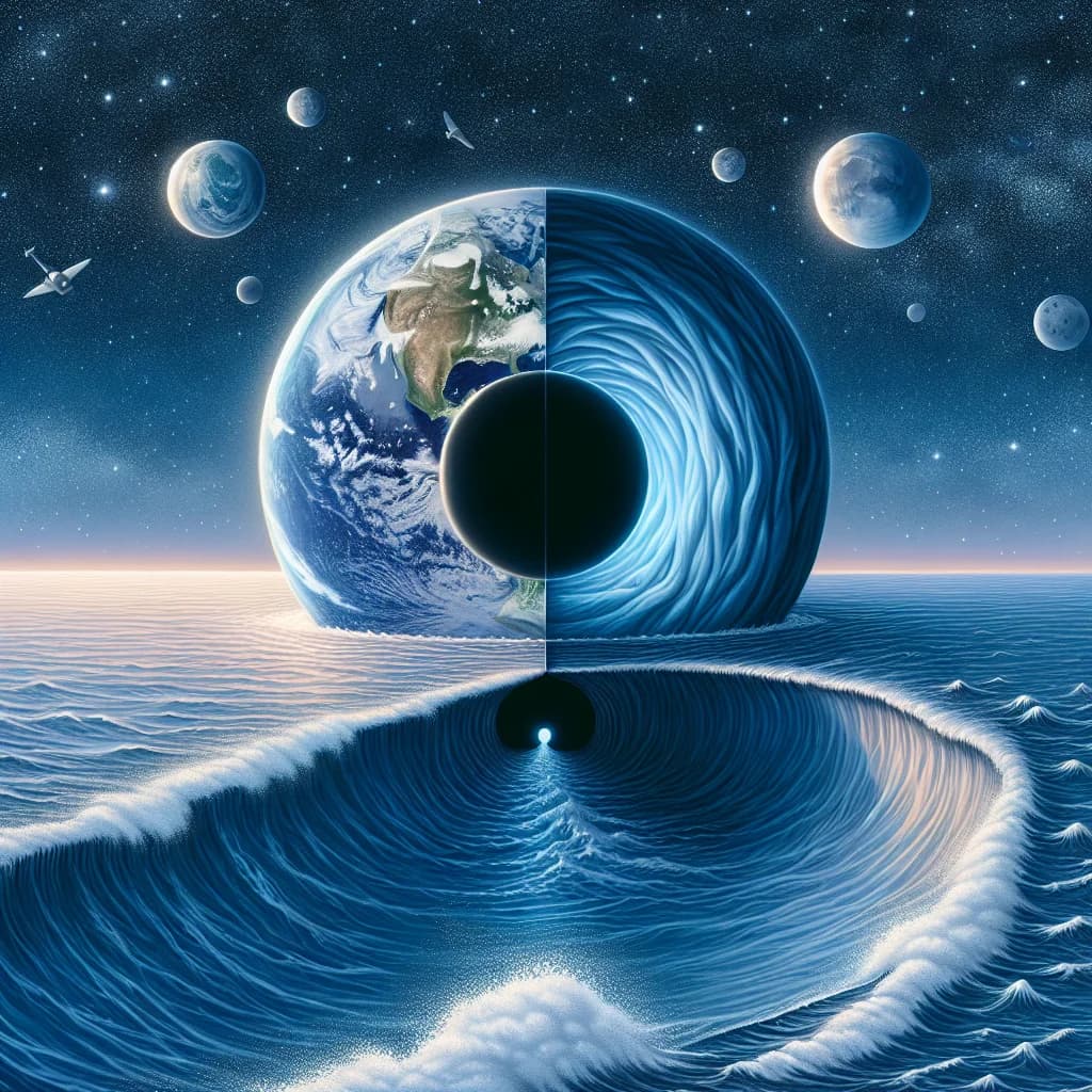 If the Moon were replaced by a black hole of equal mass, would Earth's tides change?
