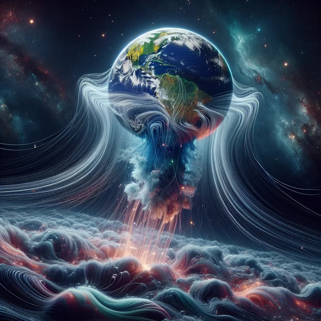 If you could see magnetic fields, why would the Earth look like a giant jellyfish floating in space?