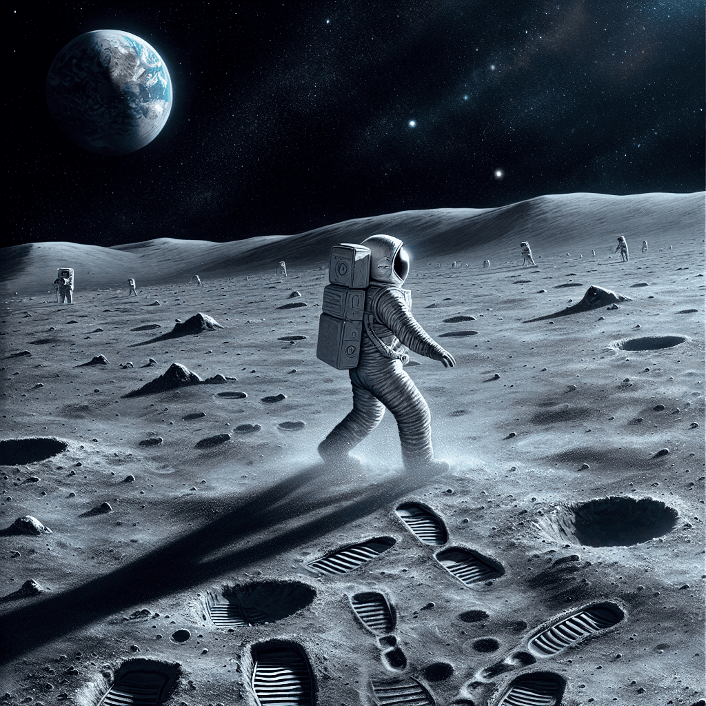 If you could survive on the Moon without a suit, would you hear your own footsteps on the surface?