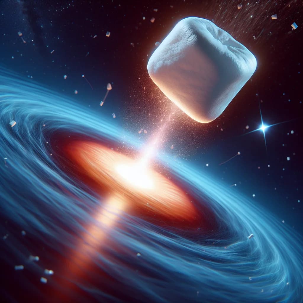 If you dropped a marshmallow onto a neutron star, why would it hit with the force of an atom bomb?