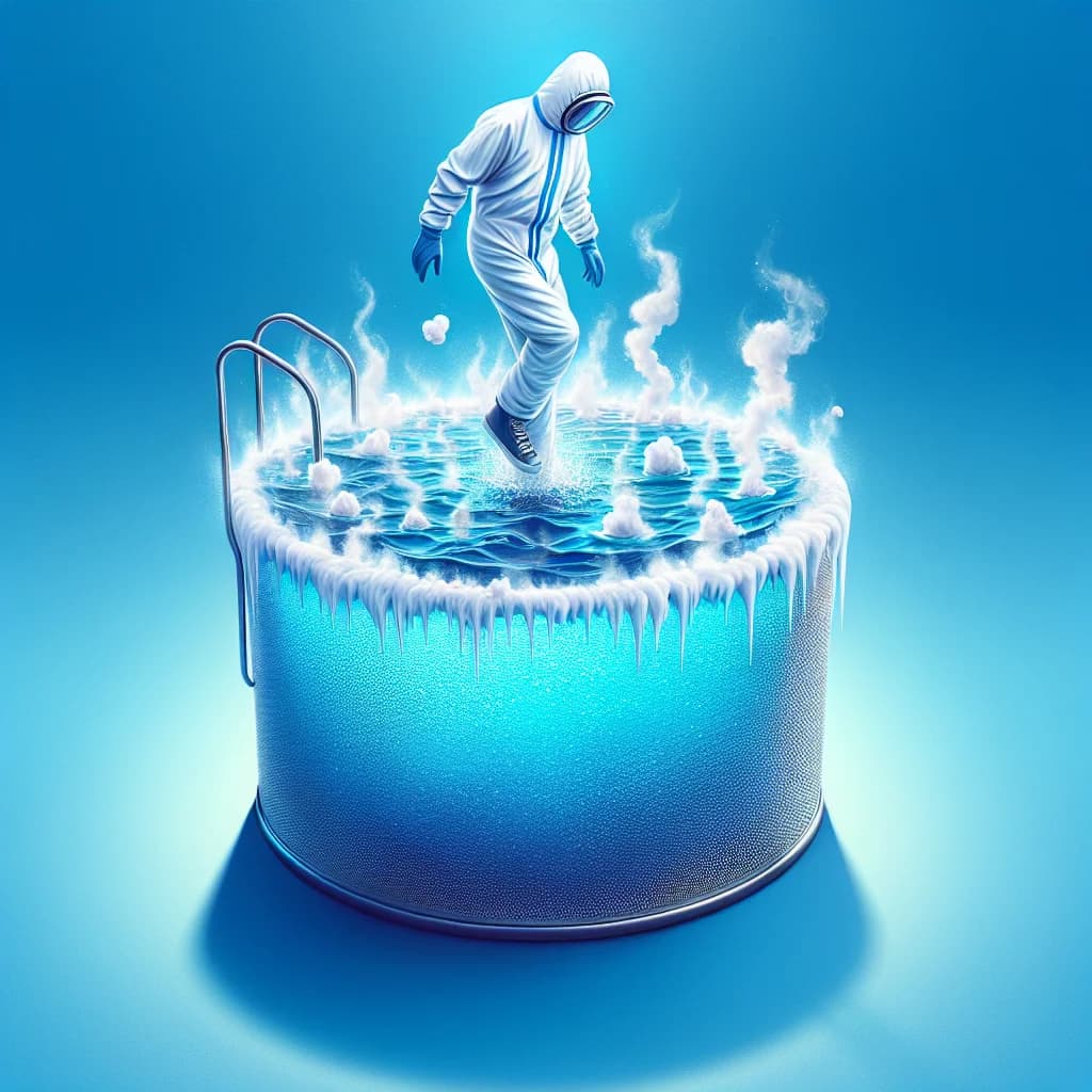 If you fell into a pool of liquid nitrogen, why would you remain initially completely dry?