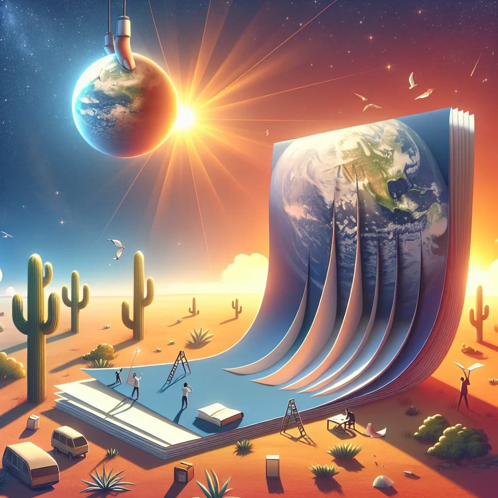 If you folded a piece of paper fifty-one times, why would it be thick enough to reach the Sun?