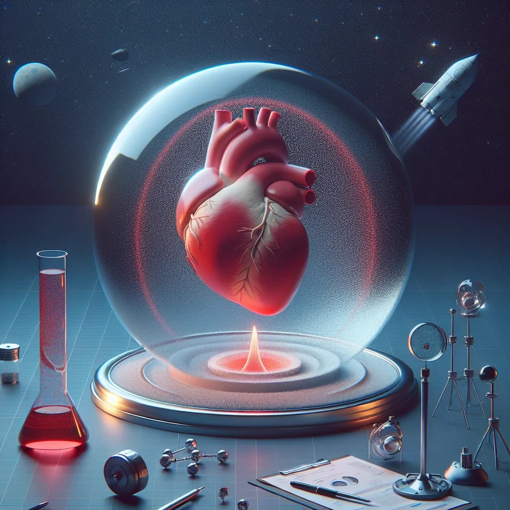 If you lived in zero gravity, why would your heart eventually become shaped like a perfect sphere?