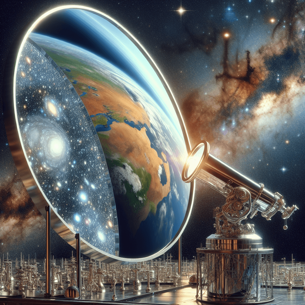 If you placed a massive mirror light-years away, could you use a telescope to see Earth's past?