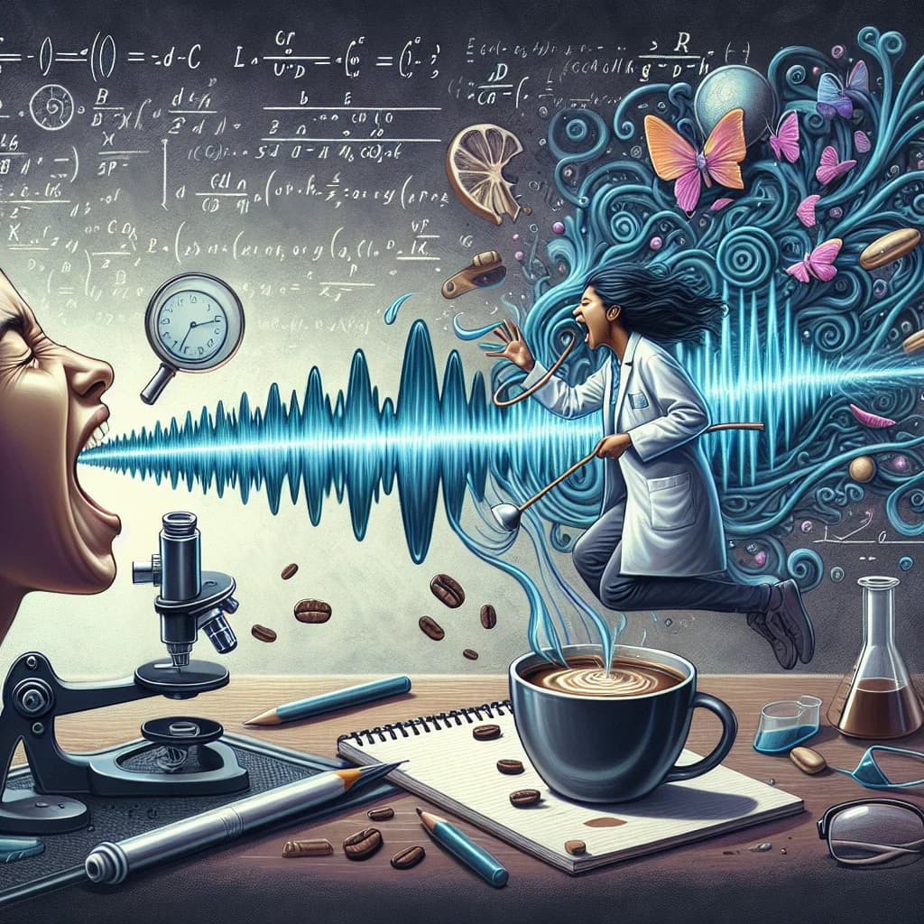 If you shouted at a cup of coffee for eight years, would you generate enough energy to heat it up?