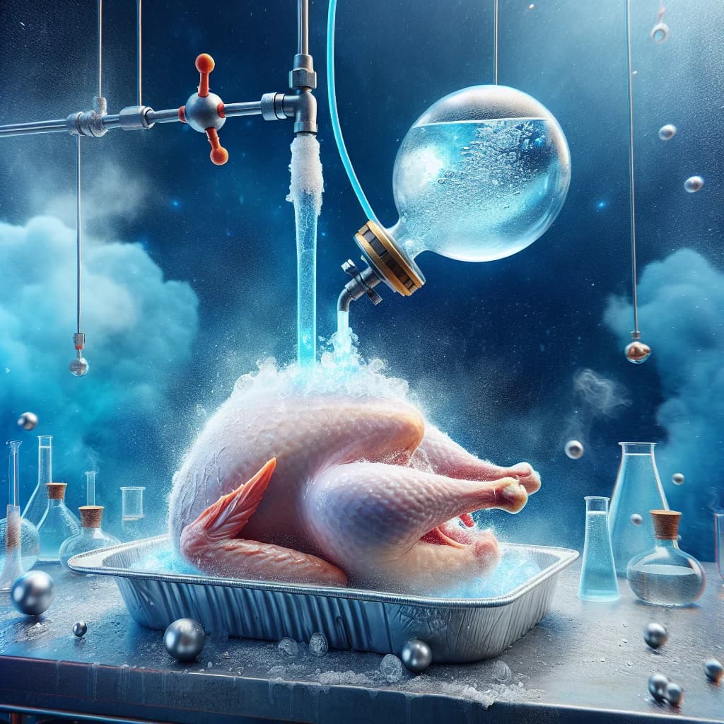 If you soaked a frozen turkey in liquid oxygen, would it explode like dynamite upon impact?