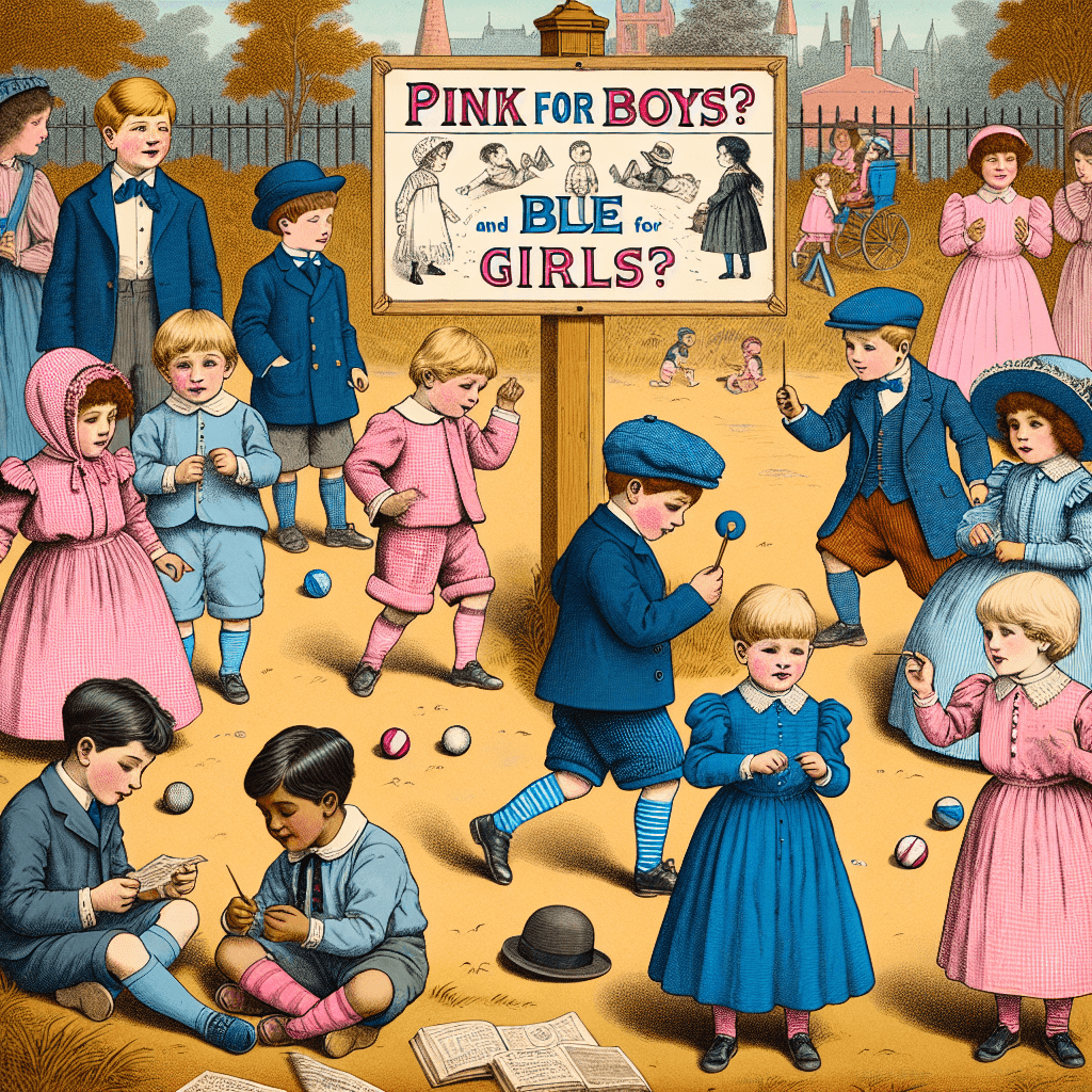 Pink for Boys, Blue for Girls? The Surprising History of Gendered Colors