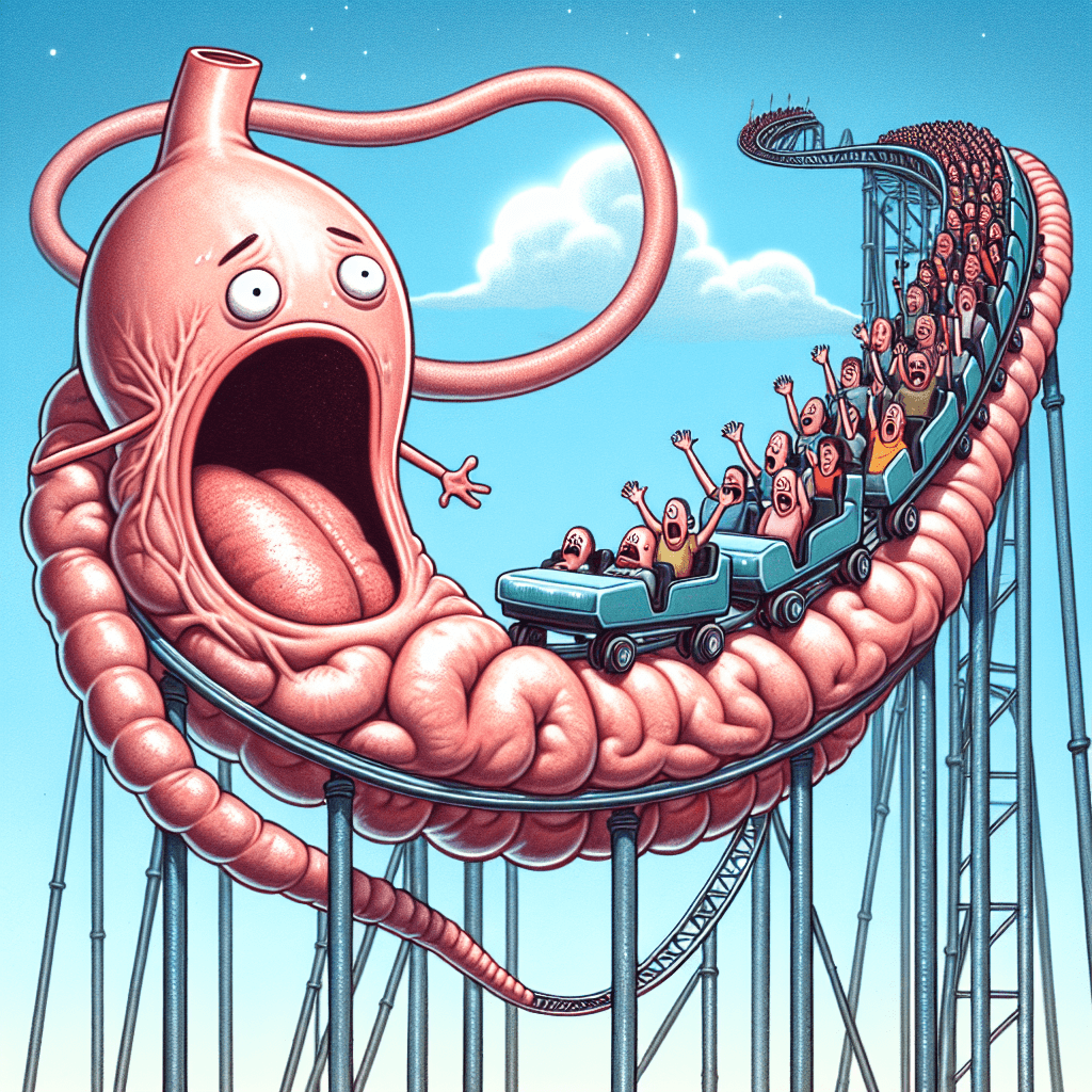What actually causes that stomach-in-your-throat feeling on a roller coaster?