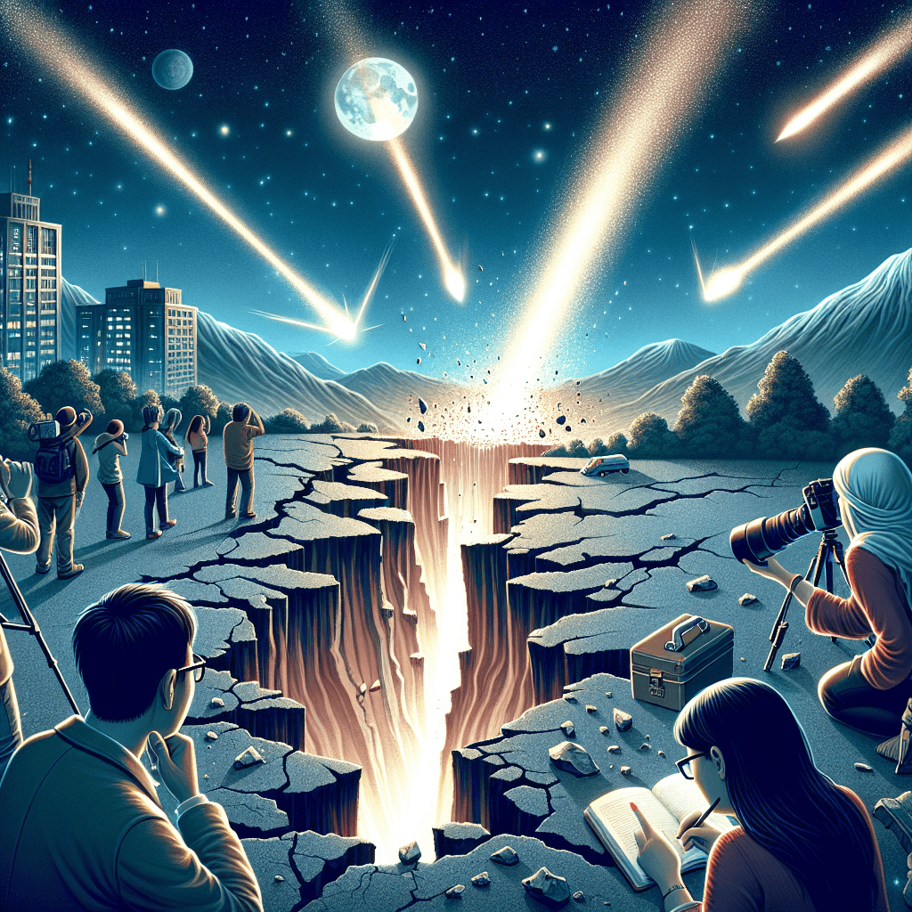 What causes the mysterious bright flashes of light that sometimes appear during earthquakes?