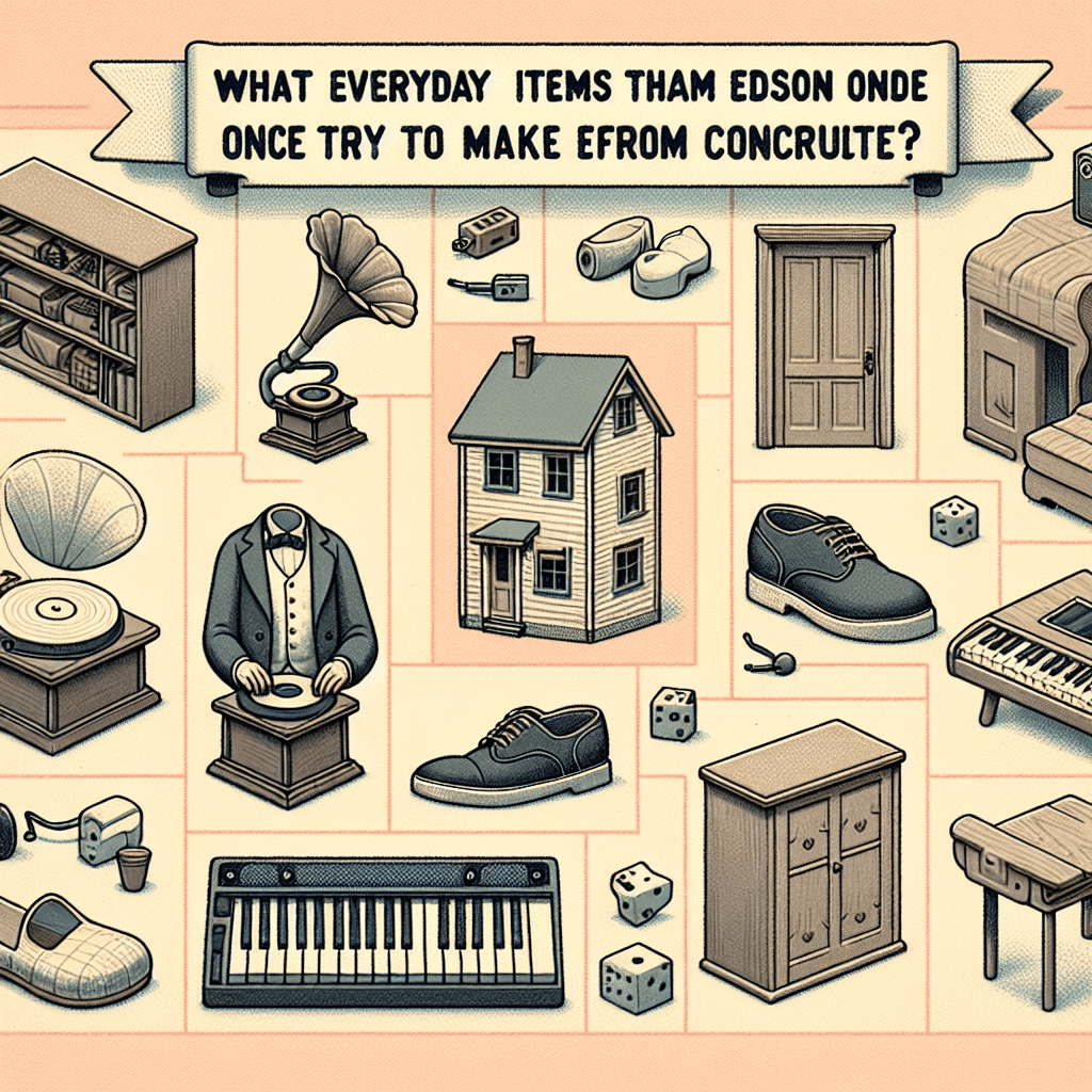 Edison's Concrete Dream: The Inventor's Strangest Failure