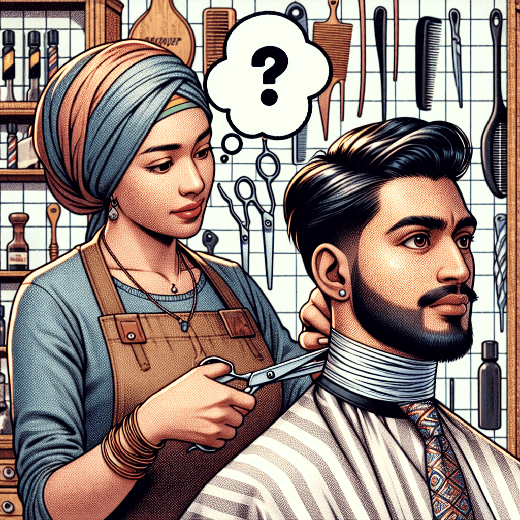What is the purpose of the stretchy paper strip barbers wrap around your neck?
