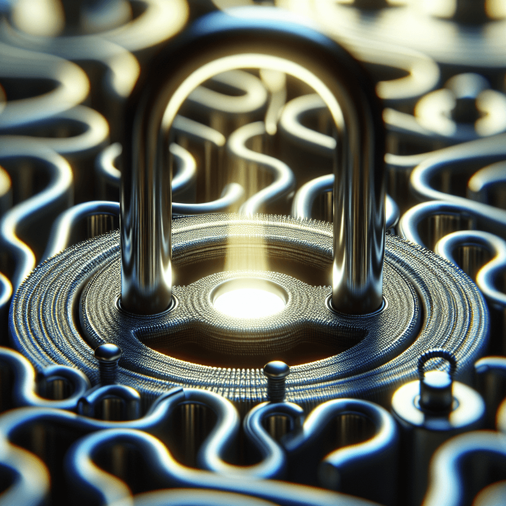 What is the small hole at the bottom of a padlock actually for?