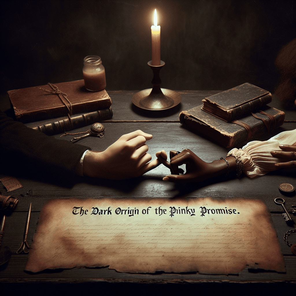 What is the surprisingly dark origin of the innocent-seeming pinky promise?