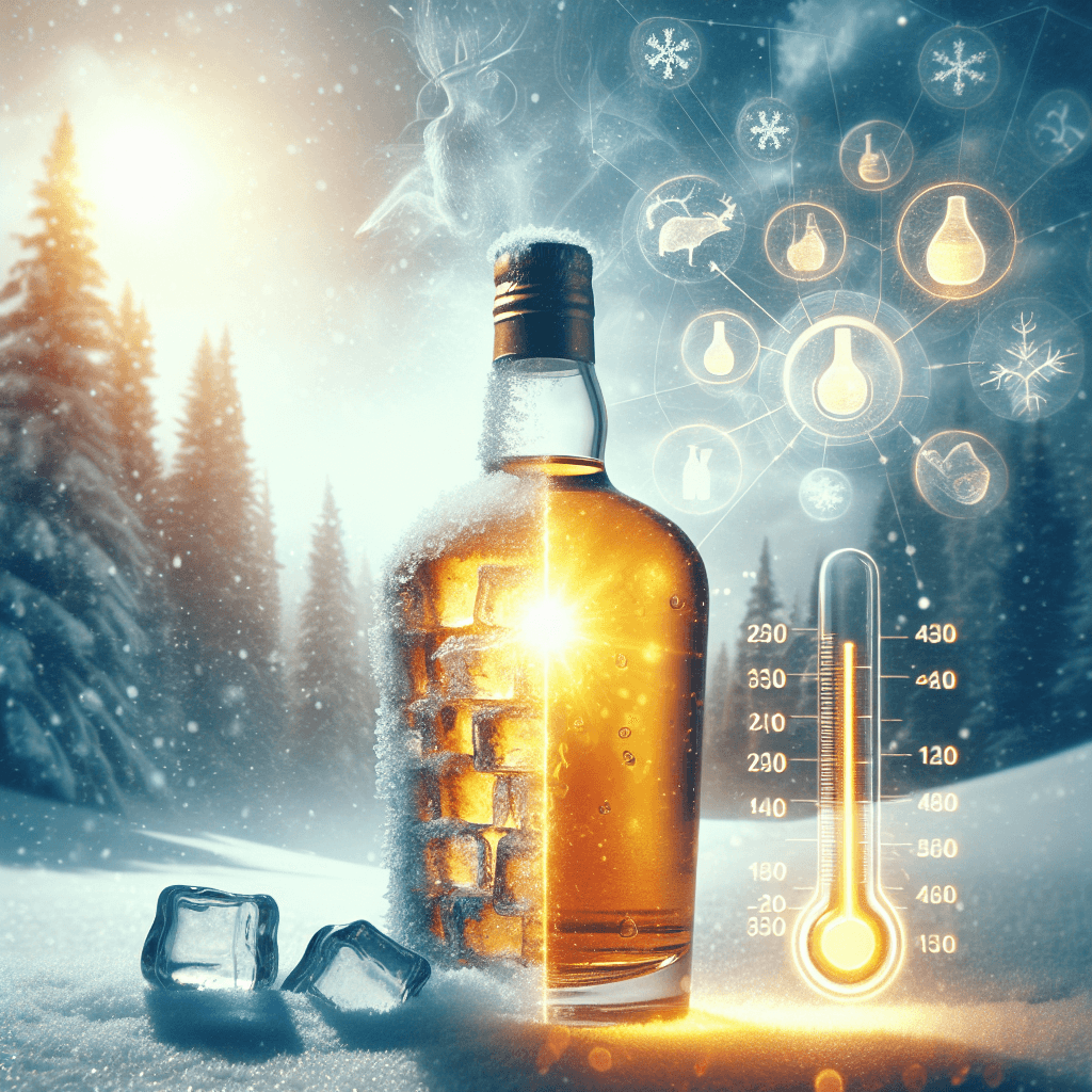 What makes alcoholic drinks feel warm even though they make you colder?