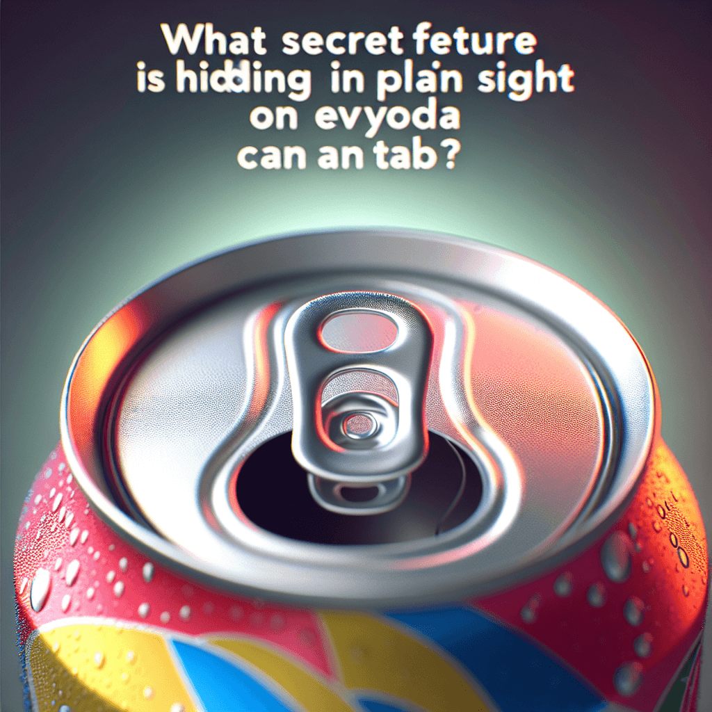 What secret feature is hiding in plain sight on every soda can tab?