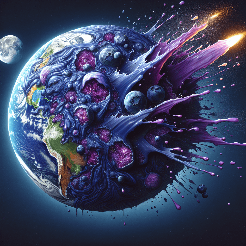 What would happen if Earth were suddenly replaced by an equal volume of blueberry jam?