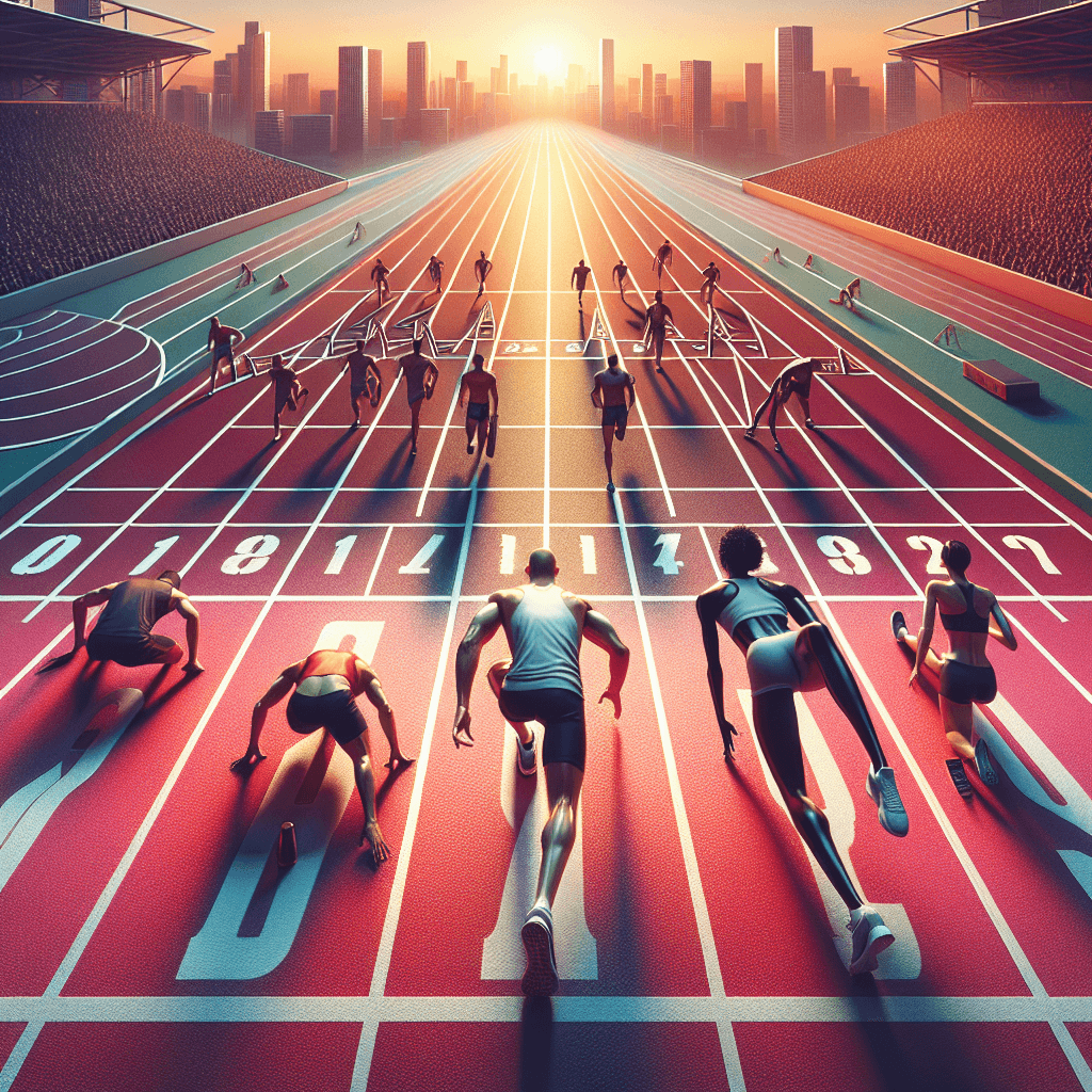 Why are athletic tracks almost always run in a counter-clockwise direction?