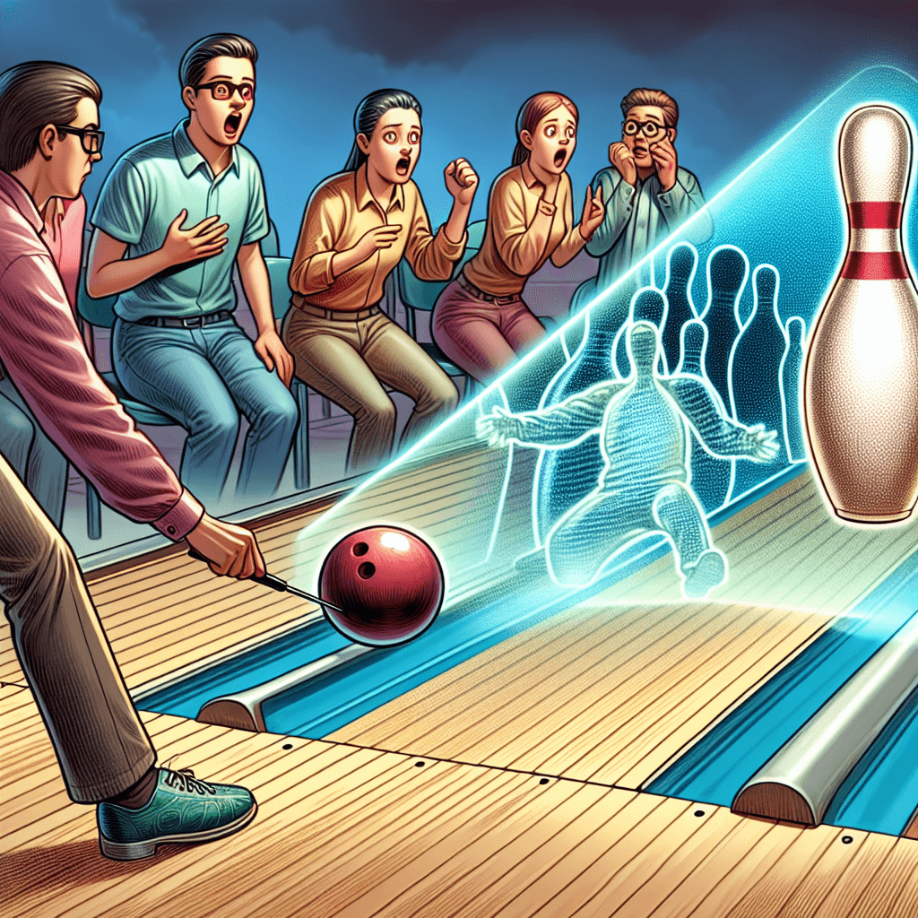 Why are bowling lanes coated in specific, invisible oil patterns?