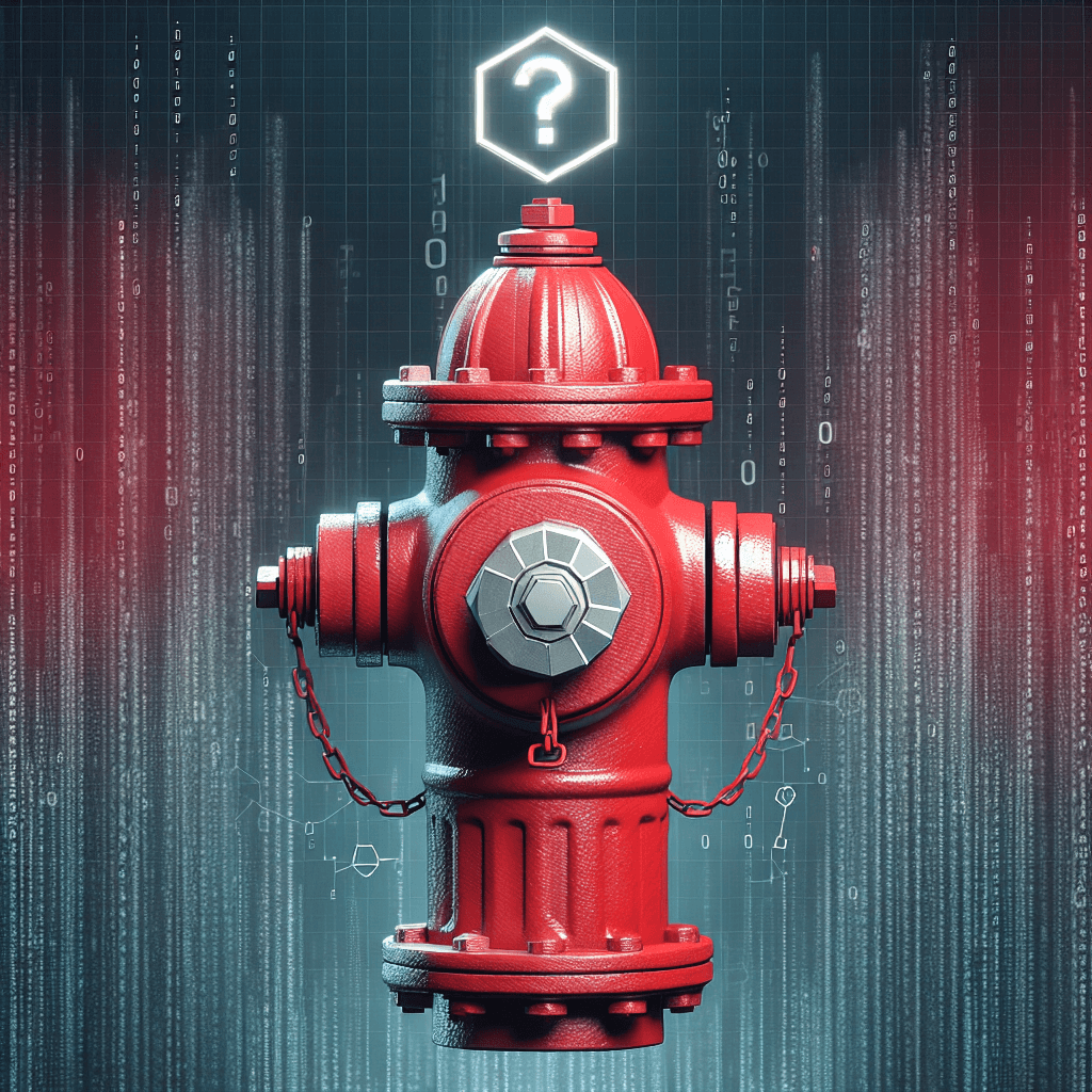 Why are fire hydrants designed with a five-sided nut on top?