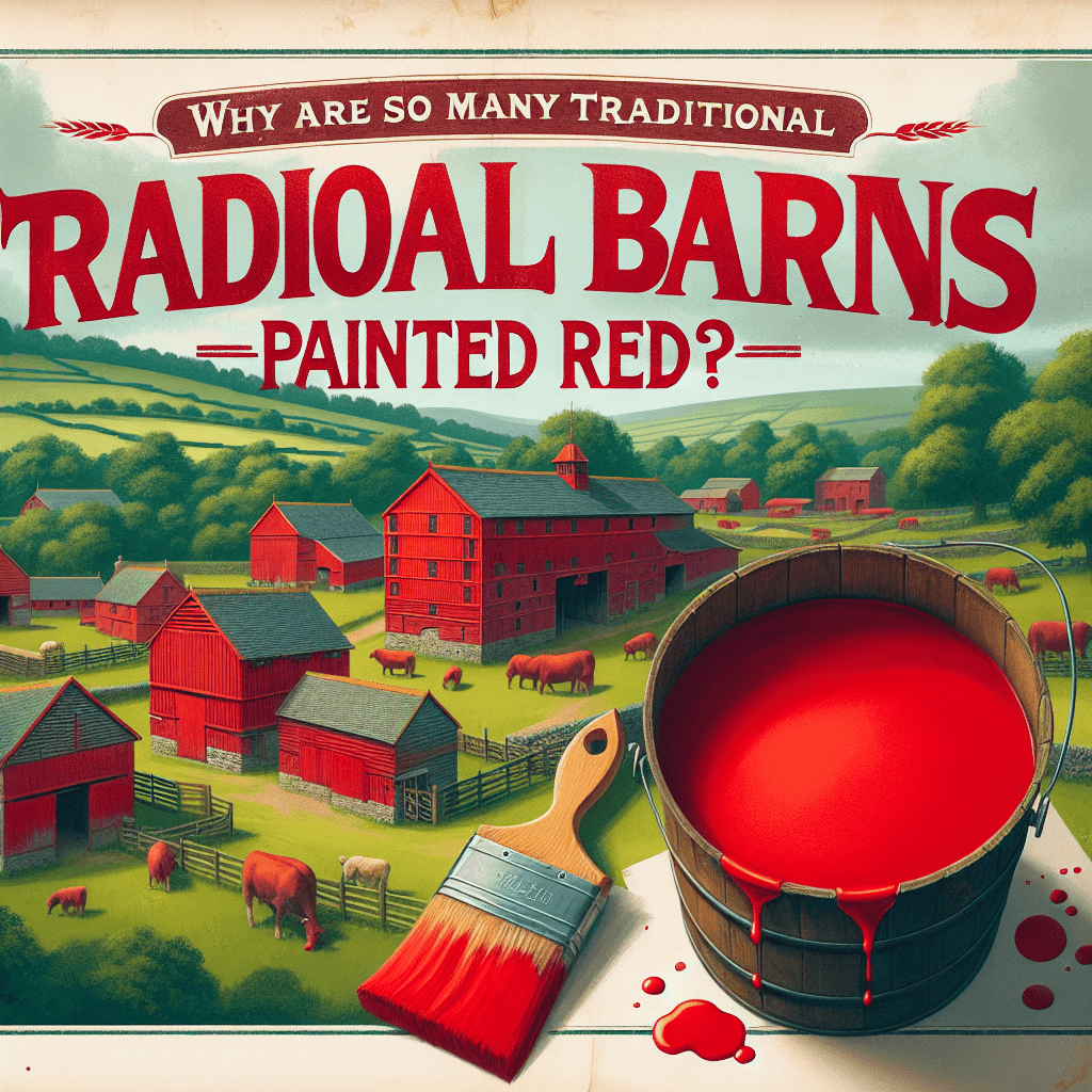 Why are so many traditional barns painted red?