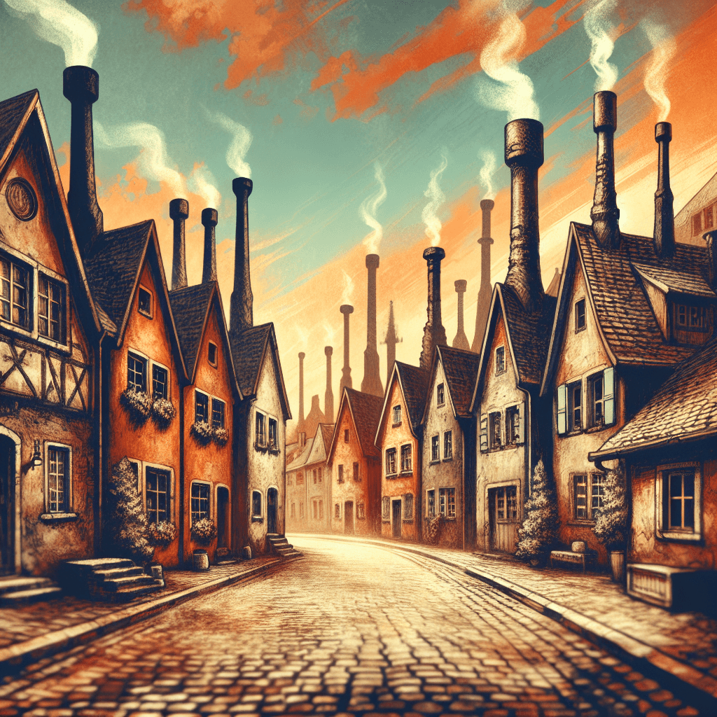 Why are the chimneys on some old houses deliberately built crooked at the top?