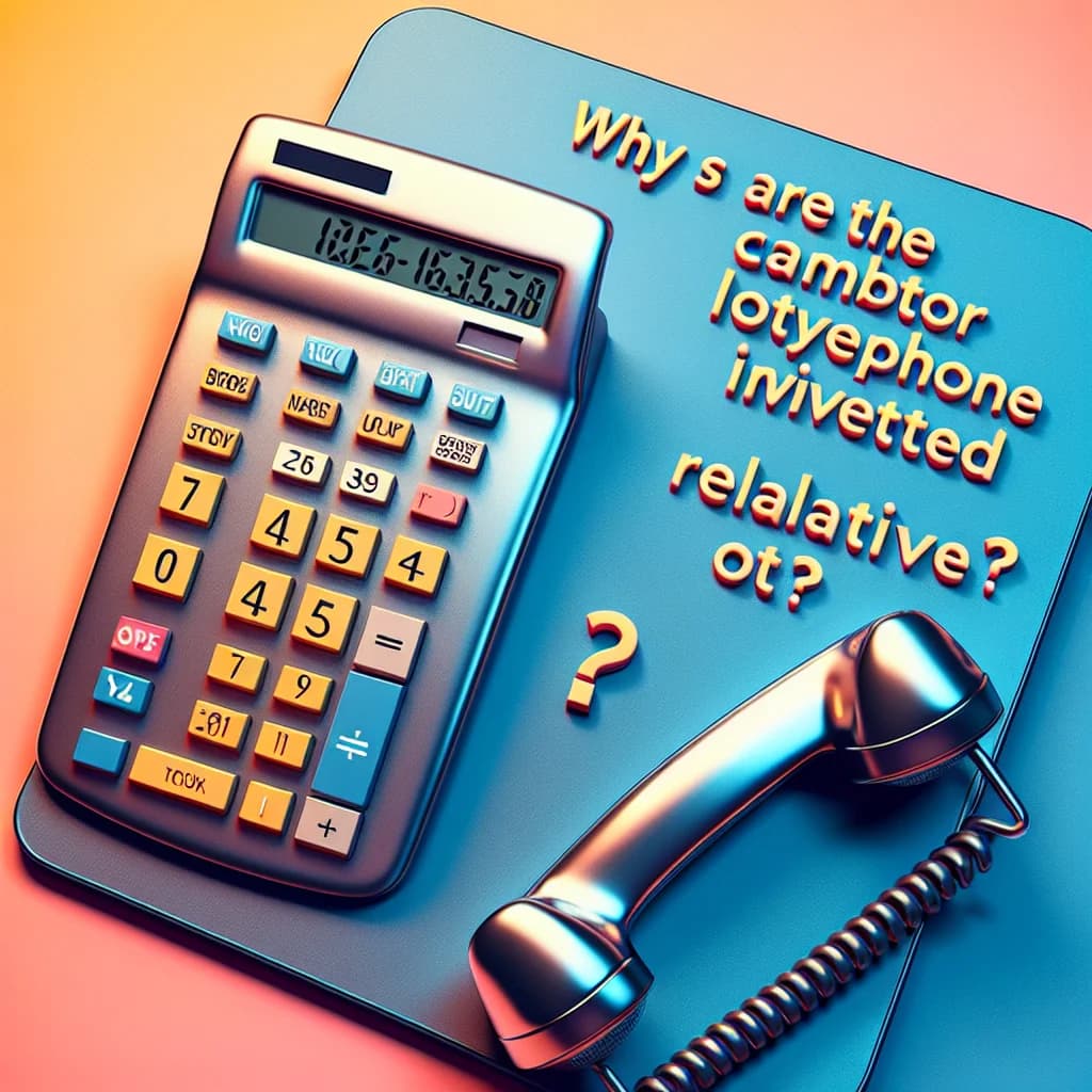 Why are the number layouts on a calculator and a telephone keypad vertically inverted relative to each other?