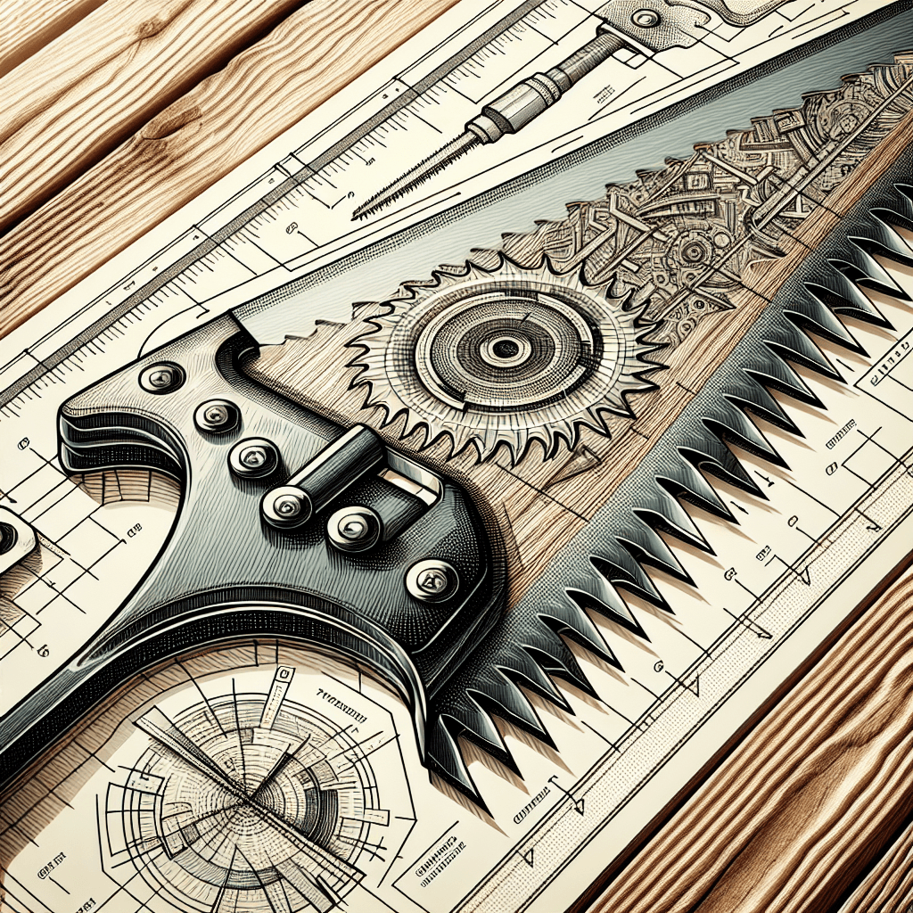 Why are the teeth on a wood saw set in an alternating pattern?