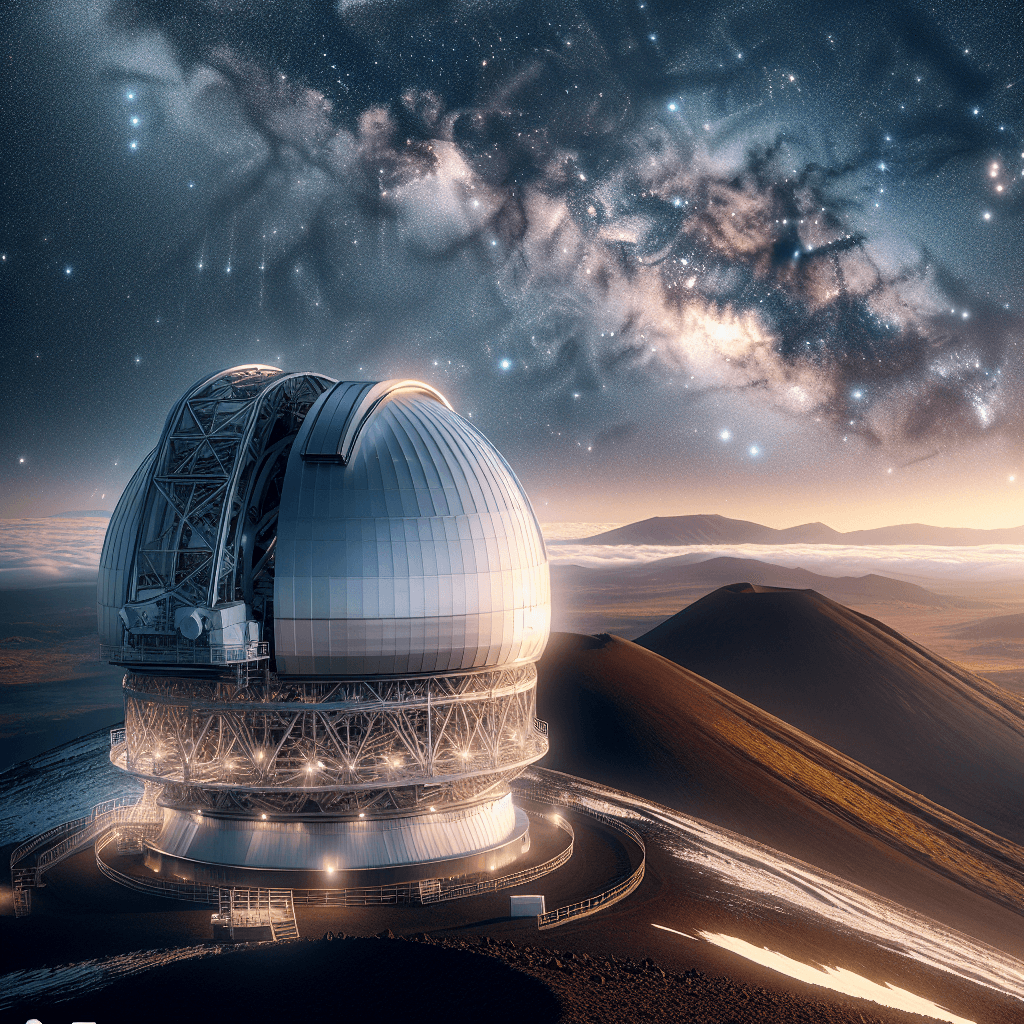Why are the world's most powerful telescopes often built on top of volcanoes?