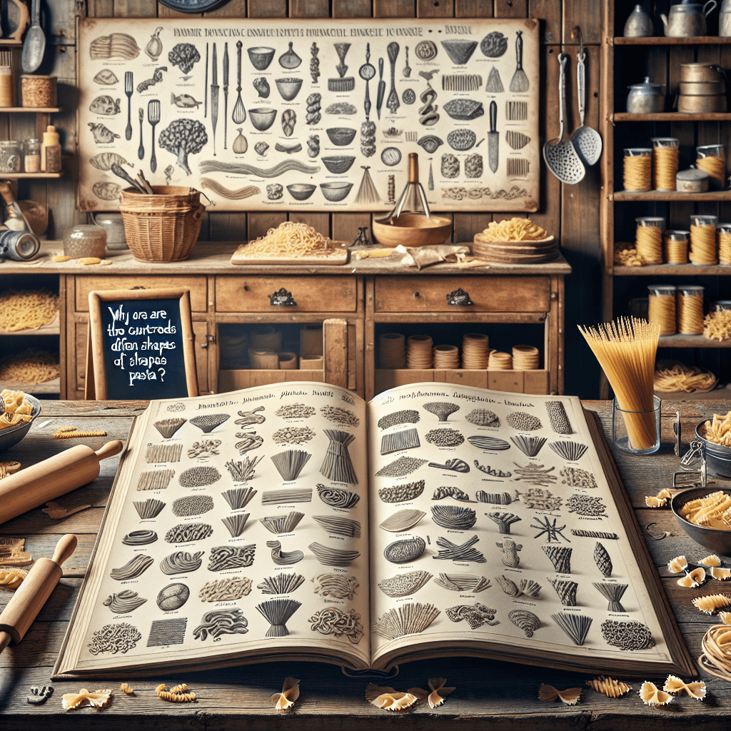 Why are there hundreds of different shapes of pasta?