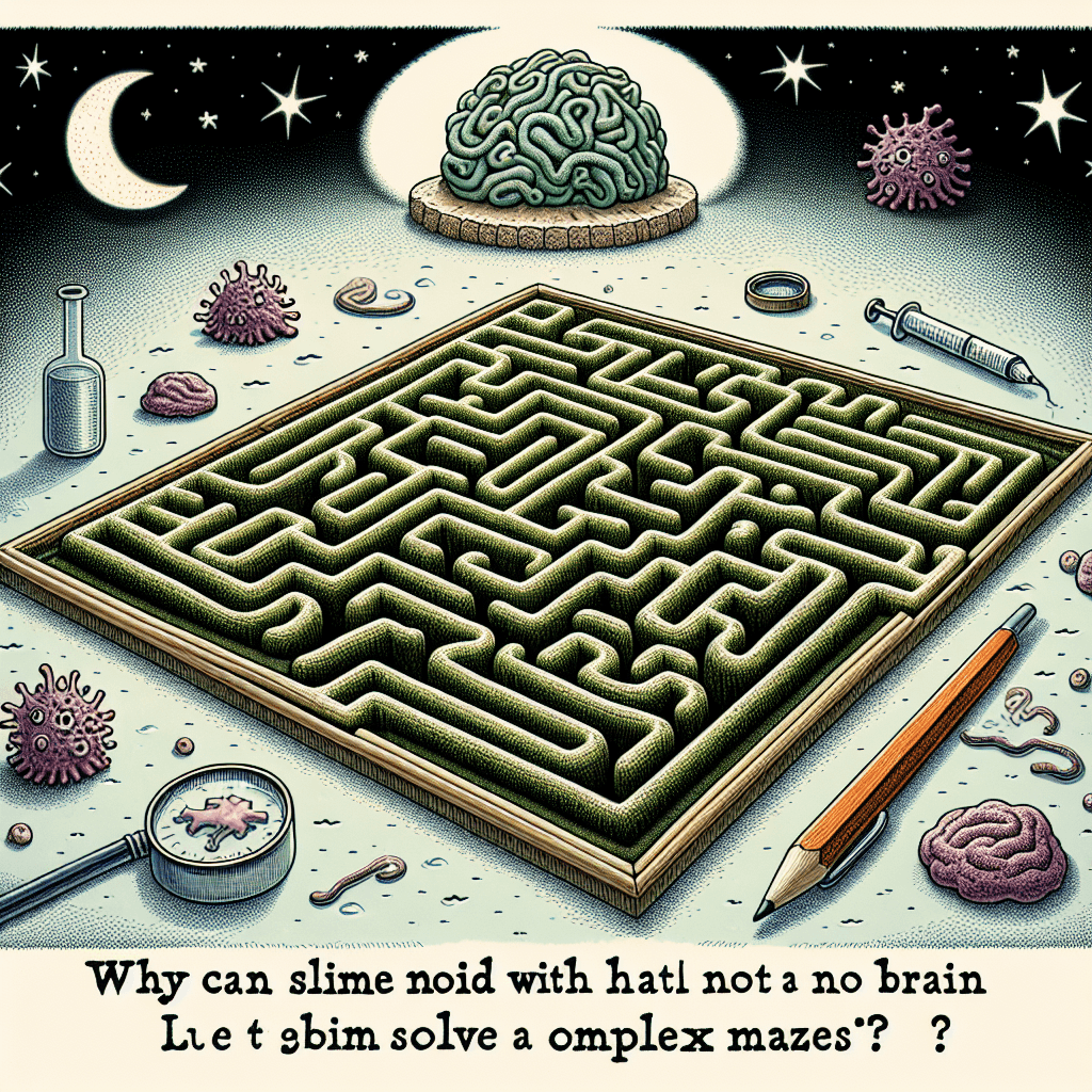 Brainless Brilliance: Why Can a Slime Mold with No Brain Solve Complex Mazes?