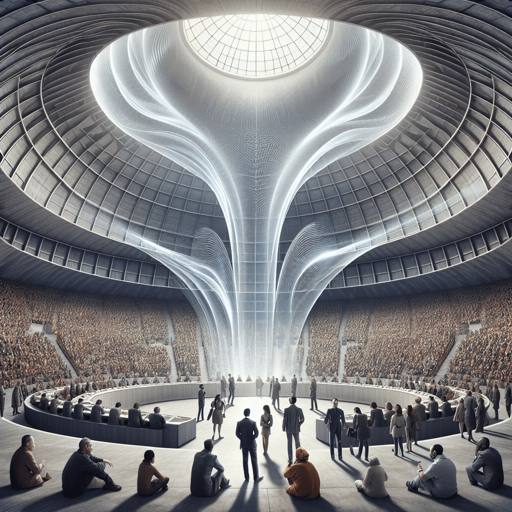 Why can a whisper travel clearly across a huge domed room?