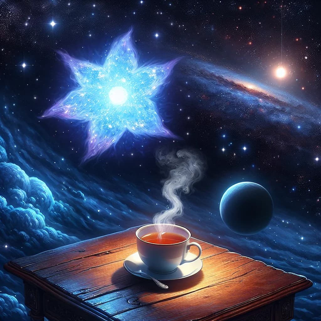 Why can certain stars be cooler than a cup of tea despite being massive celestial objects