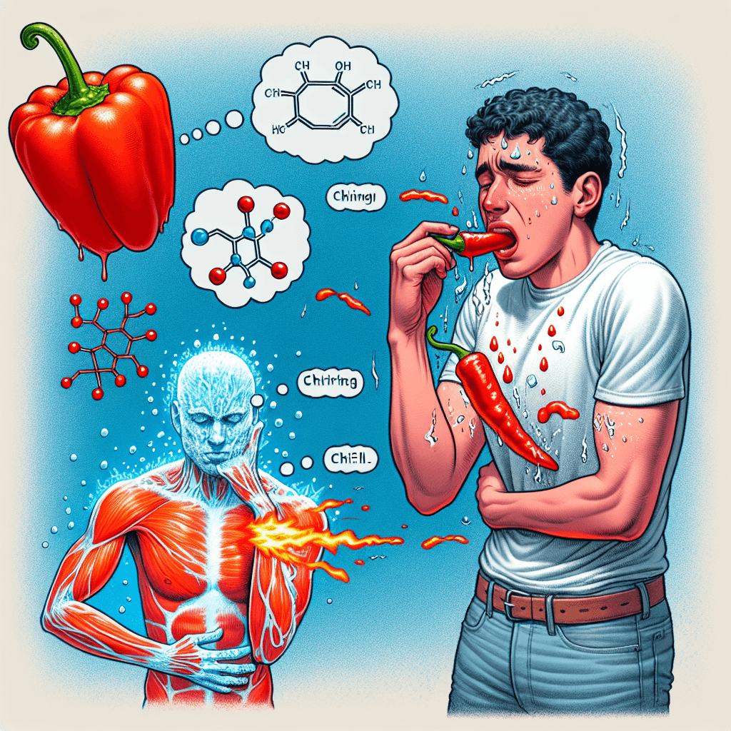 Why can eating a hot pepper actually make you feel cold?